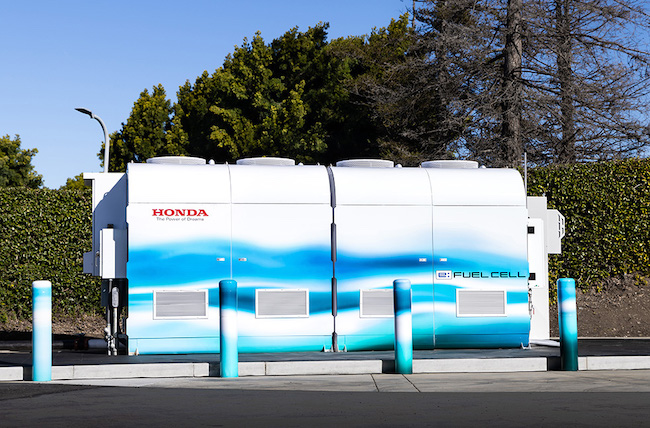 Honda reusing vehicle fuel cells to build 500 kW stationary fuel cell system