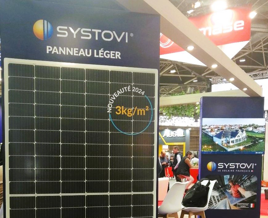 Systovi unveils ultra-lightweight solar panels